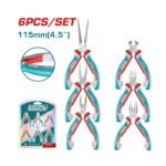 Juego de Mini Alicates 6 Pcs TOTAL - THT1K0511