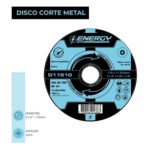 Disco de corte 4 1/2" corte metal 25pcs ENERGY - D11510E