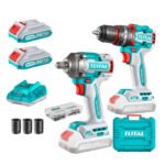 Combo taladro percutor 66nm + llave impacto 405nm TOTAL - TCKLI20286