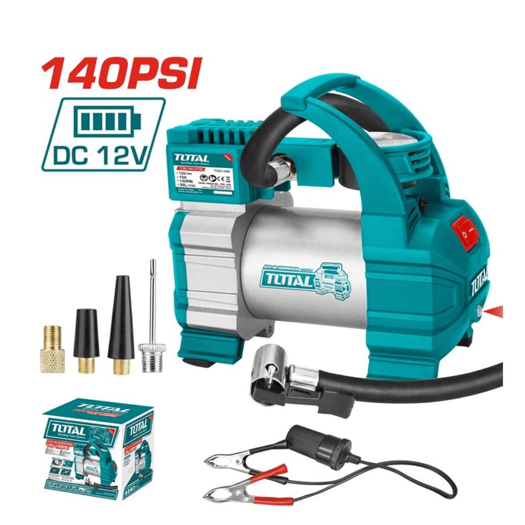 X1 Inflador de llantas para Auto Minicompresora - TTAC1406 - Imagen 1