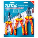 Juego Alicates 3 pcs dielectricos aislados 1000V - THT2K0302