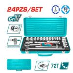 Juego de Dados 24 Pcs 1/2" + rachet TOTAL - THT121242