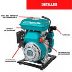 Motobomba a Gasolina 1" 2.5hp TOTAL - TP3101 - Imagen 4