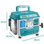 Generador 800w a gasolina 2 tiempos TOTAL - TP18001-5 - Imagen 5