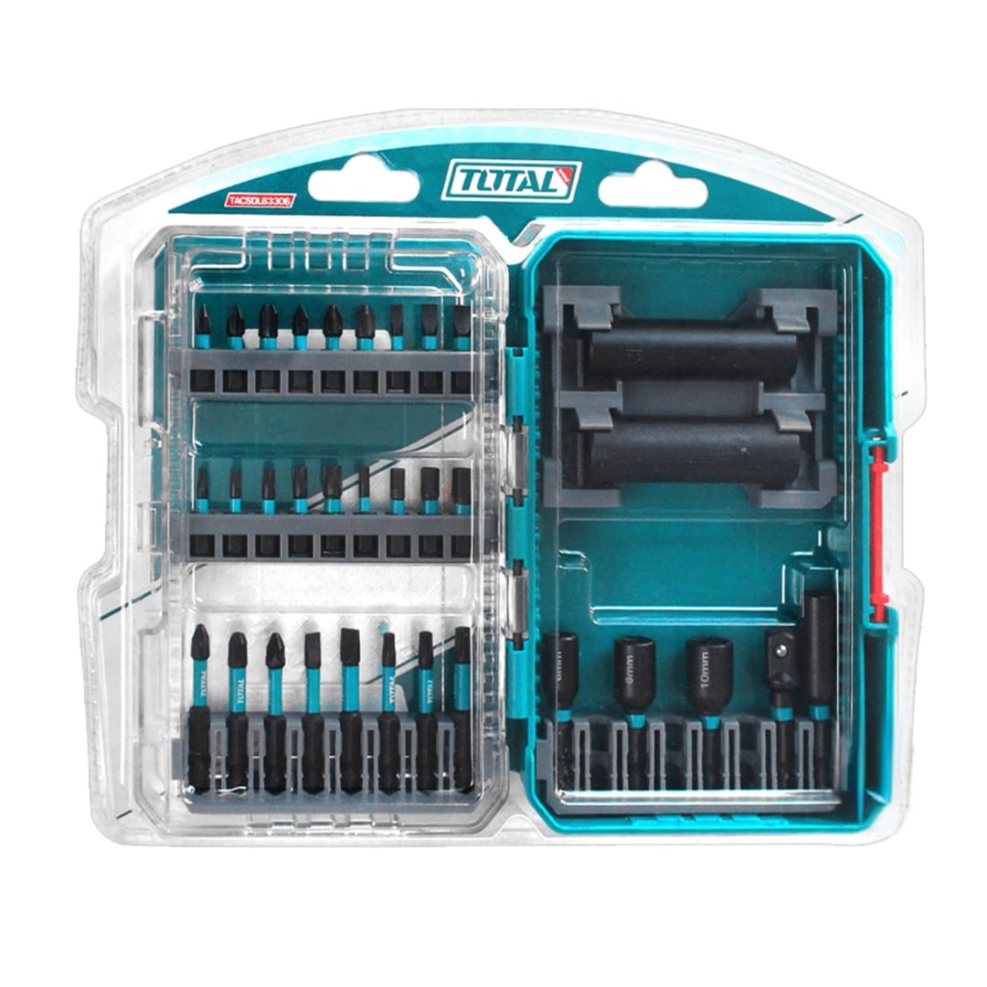 Z-TACSDL63306 Juego de punteras para atornillador de impacto 33 Pcs TOTAL - TACSDL63306 - Imagen 1