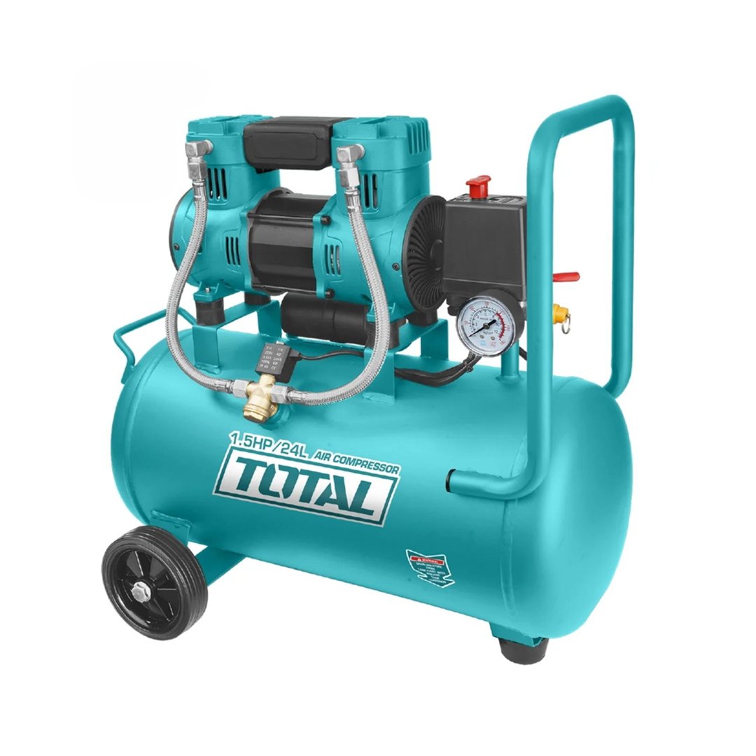 Z-TCS1110242-5 Compresora 24 Litros 1.5hp silenciosa TOTAL - TCS1110242-5 - Imagen 1