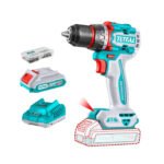 Taladro atornillador 20v 55nm +  bateria 2ah + cargador TOTAL - TDLI205582