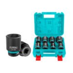 Juego dados de impacto cortos 3/4" 8pcs 26-38mm TOTAL - THKISD34081