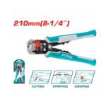 Pelacable 3 en 1 cortar pelar y crimpar TOTAL - THT15246 - Imagen 2
