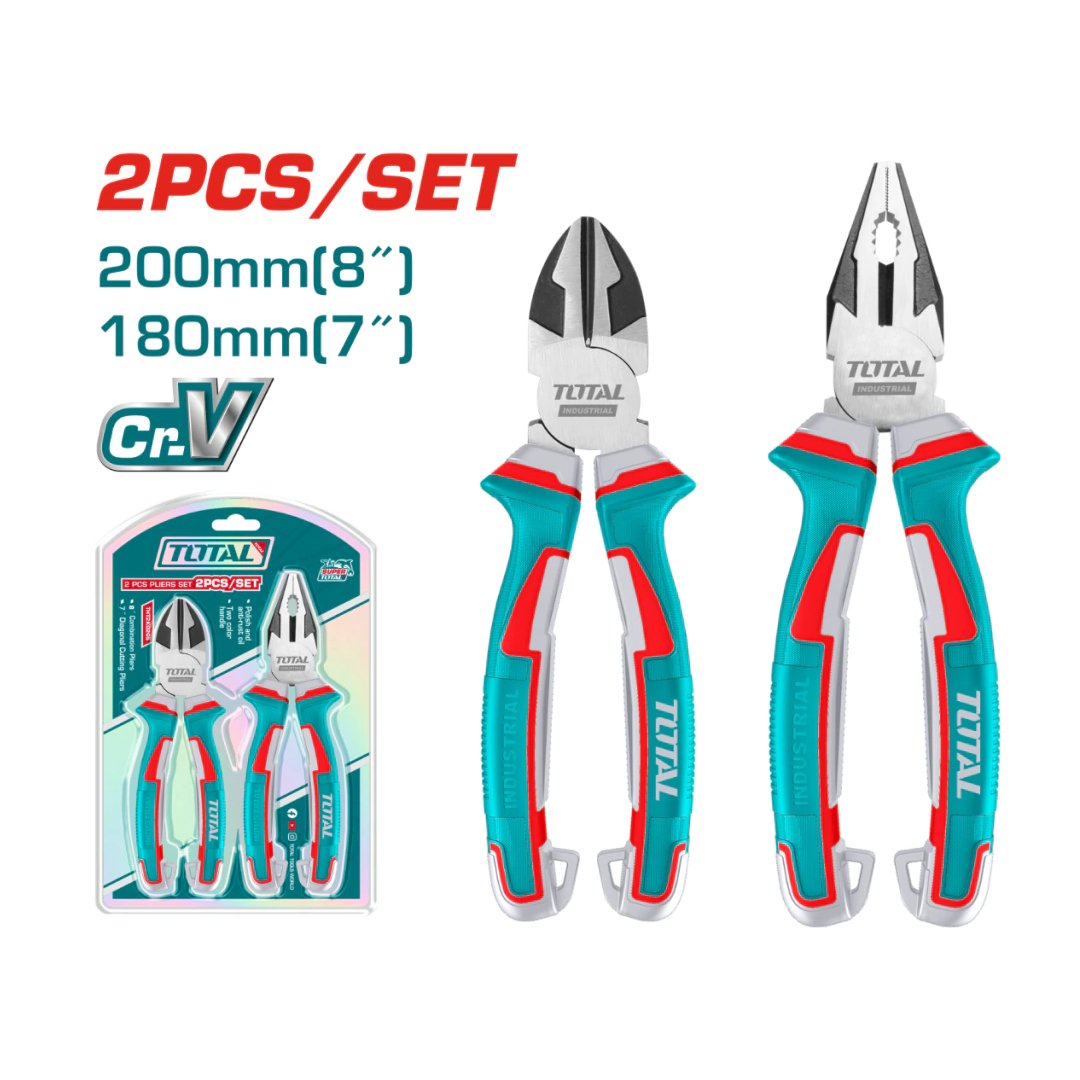 Z-THT2K0206 Juego de Alicates 2 Pcs TOTAL - THT2K0206 - Imagen 1