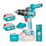 Taladro 96nm + 2 baterias 4ah + cargador industrial TOTAL - TIDLI209686