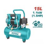 Compresora 15 Litros 1.5hp silenciosa TOTAL - TCS1110152-5 - Imagen 2