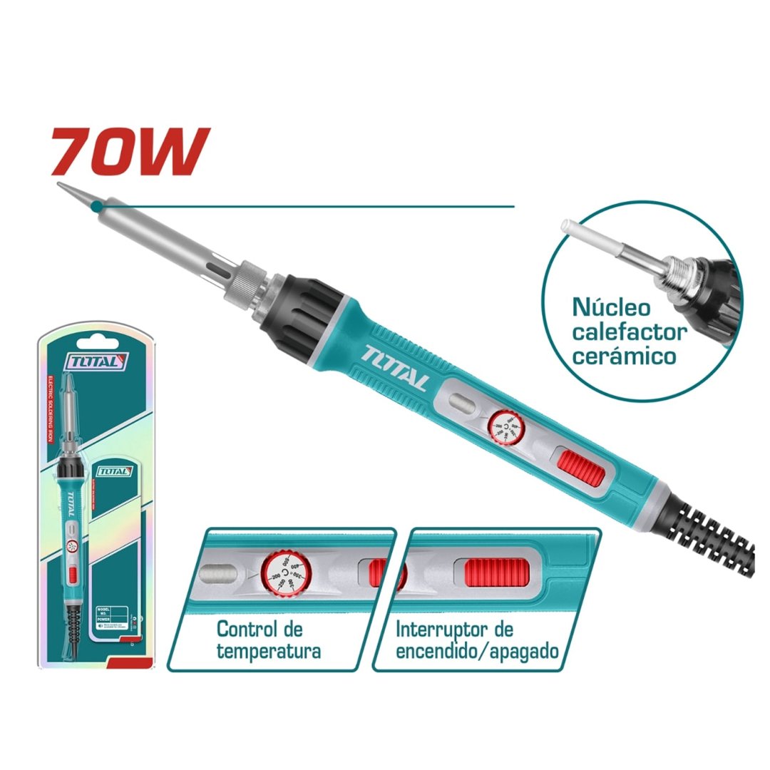 Z2 -TET01606 Cautin eléctrico 70w TOTAL - TET01606 - Imagen 1