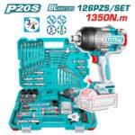 Combo llave de impacto 1350nm 3/4" + herramientas 126 Pcs TOTAL - THKTHP31262 - Imagen 2
