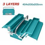 Caja de herramientas Metalica Acordeon 3 Niveles 40cm TOTAL - THT10702 - Imagen 2