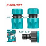 Conectores y acoples de manguera para hidrolavadora 3pcs TOTAL - THWS030301 - Imagen 2