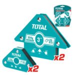 Juego Escuadras Magneticas para Soldar 4pcs TOTAL - TAMWH4062