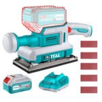 Lijadora Orbital + Bateria 4ah + cargador TOTAL - TFSLI20311