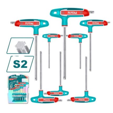 Juego de llaves Torx con mango T 8pcs TOTAL - THHW80836
