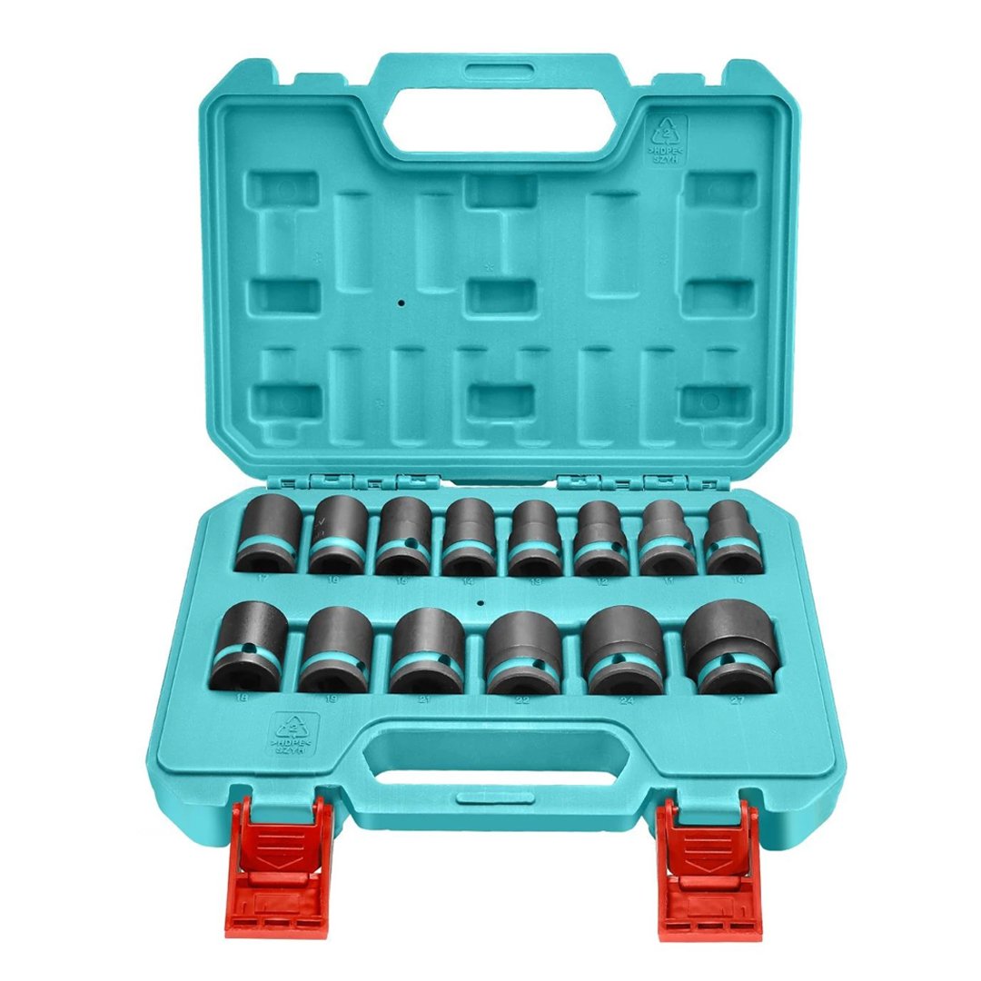 z- THISTD12141 Juego dados de impacto 14pcs 1/2" 10-27mm TOTAL - THISTD12141 - Imagen 1