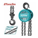 Tecle de cadena 2 toneladas 3mt TOTAL - THT1621