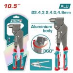 Remachadora giratoria 360° 10.5" pesada TOTAL - THT32106