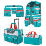Combo Chaleco + Portaherramientas + maletin 16" + maleta - TOS230910