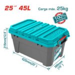Caja de herramientas de plastico 25" 45L 63.5cm TOTAL - TPBX0252