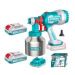 Pistola pintar 20V + 2 baterias 2ah con envase metal TOTAL - TSGLI200414