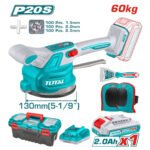 Vibradora de mayolica 20v + Bateria 2ah ventosa 60kg TOTAL - TTVLI20015