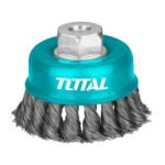 Cepillo copa trensado 3" 75mm Grata TOTAL - TAC32031 - Imagen 2