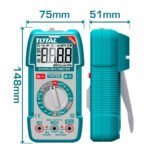 Multimetro digital 600v ac/dc 4000 conteos TOTAL - TMT536002 - Imagen 2
