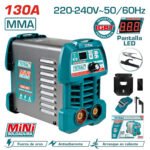 Soldadora MMA 130 amp inverter TOTAL - TW213049 - Imagen 2