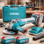 Amoladora 900w + 2 baterias 4ah + cargador TOTAL - TAGLI261522 - Imagen 2
