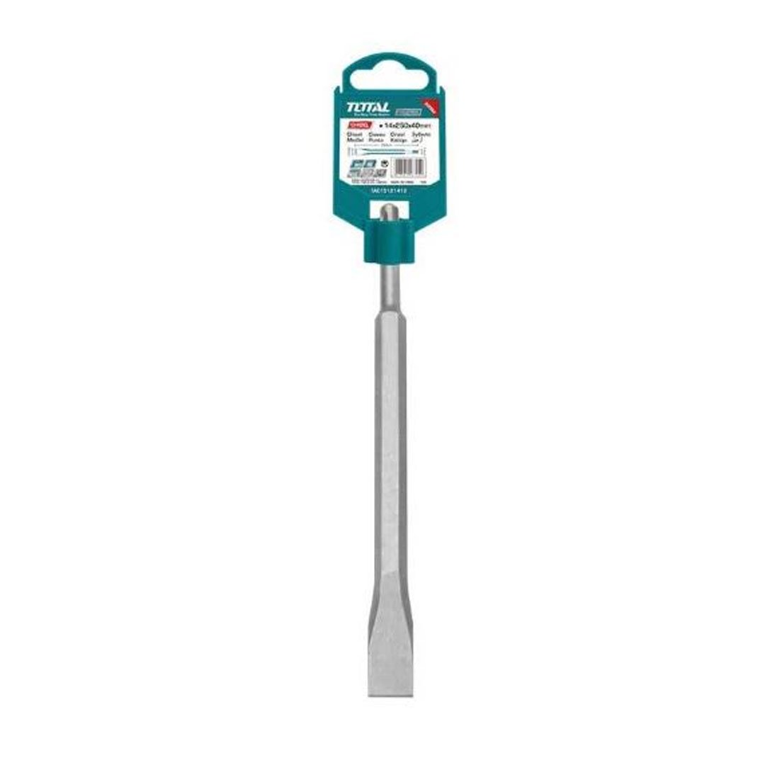 TAC15121411 Cincel plano Sds Plus 25x2x1.4cm TOTAL - TAC15121411 - Imagen 1