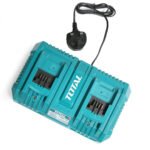 Cargador rapido doble 8ah para baterias 20v TOTAL - TFCLI2082 - Imagen 2