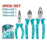 Juego de Alicates 3 Pcs Verde TOTAL - THT1K0301